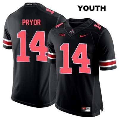 Youth NCAA Ohio State Buckeyes Isaiah Pryor #14 College Stitched Authentic Nike Red Number Black Football Jersey AV20X40QQ